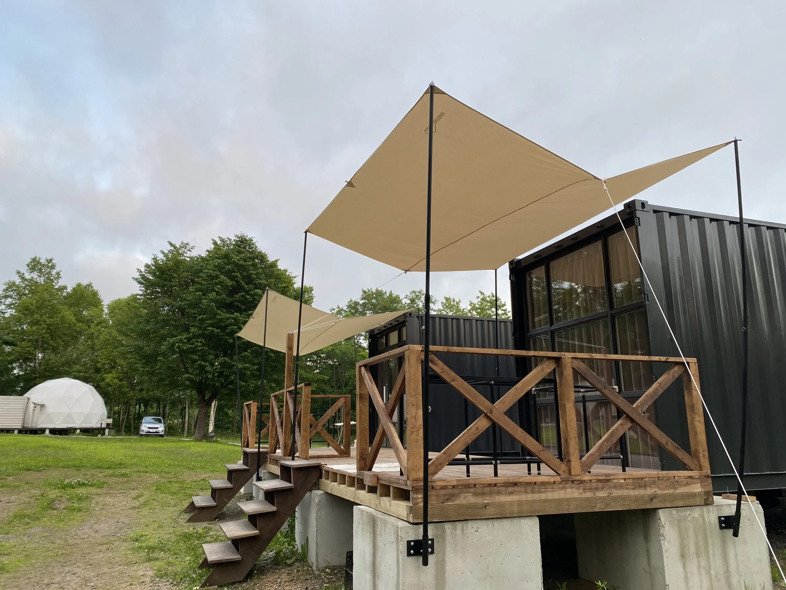 コンテナハウス 雪